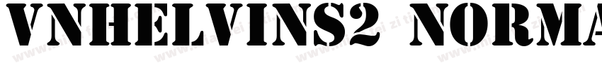 VnHelvIns2 Normal字体转换